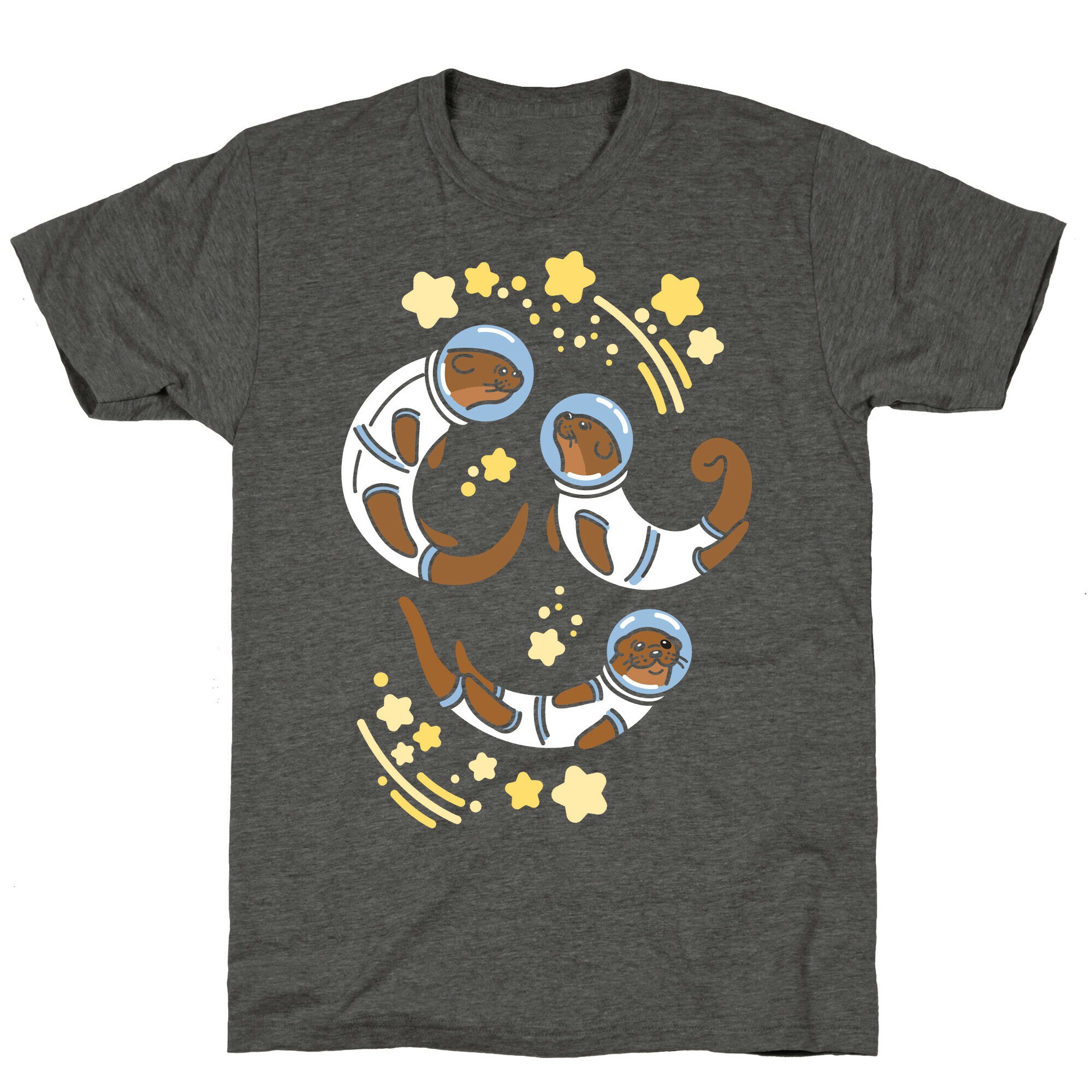 Otters In Space Unisex Triblend Tee